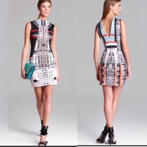 CLOVER CANYON Neoprene Sleeveless Dress V- Back